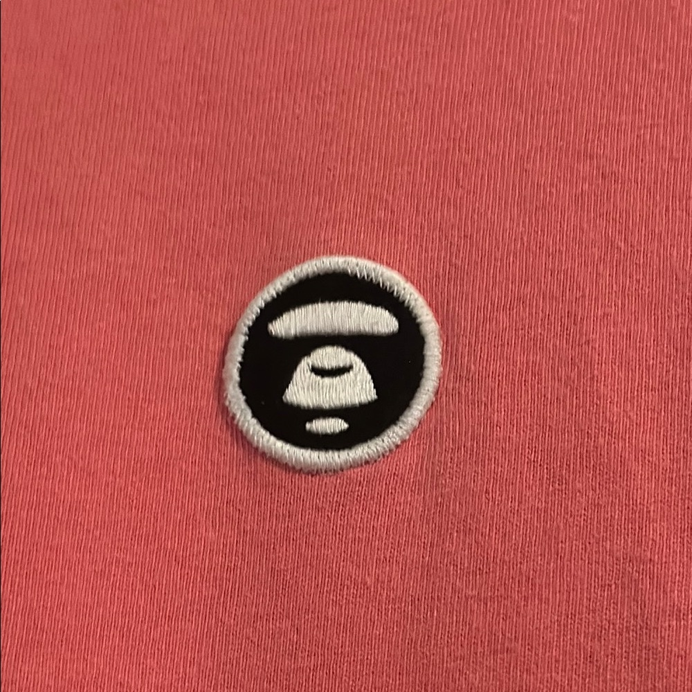 A Bathing Ape Bape Orange Long Sleeve Tee - Picture 3 of 6